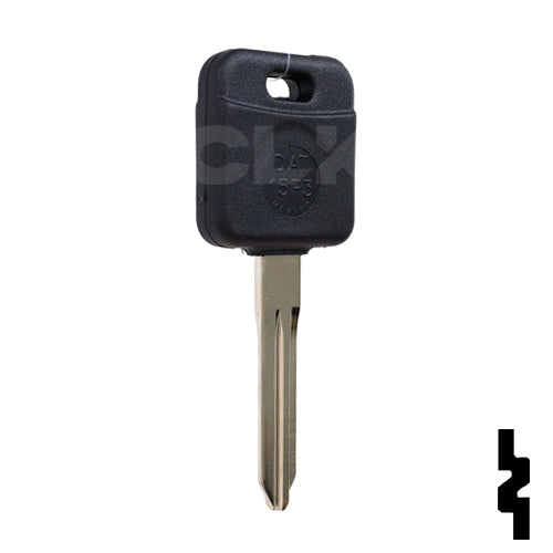 Uncut Transponder Key Blank | Nissan | Infiniti | NI04T, 7003526 Automotive Key LockVoy