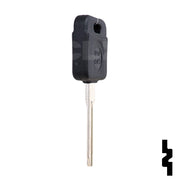Uncut Transponder Key Blank | Nissan | Infiniti | NI04T, 7003526 Automotive Key LockVoy