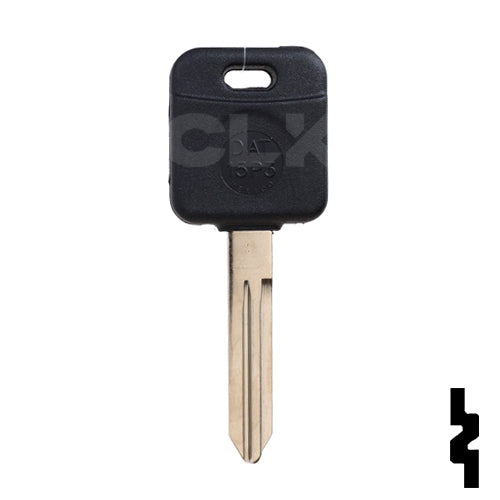 Uncut Transponder Key Blank | Nissan | Infiniti | NI04T, 7003526 Automotive Key LockVoy