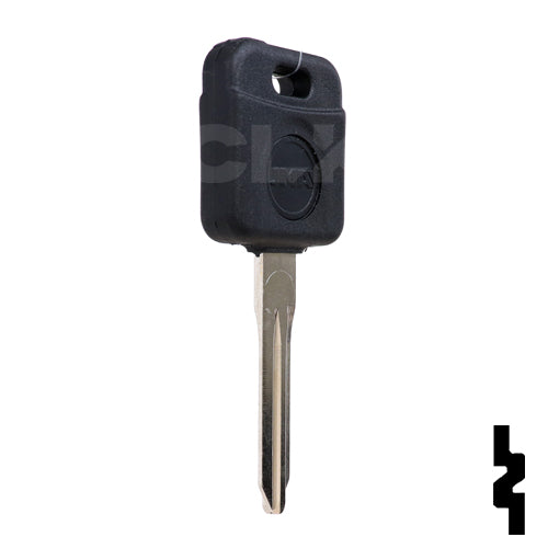 Uncut Transponder Key Blank | Nissan | Infiniti | NI04T, 7003526 Automotive Key LockVoy