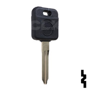 Uncut Transponder Key Blank | Nissan | Infiniti | NI04T, 7003526 Automotive Key LockVoy