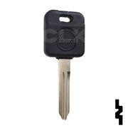 Uncut Transponder Key Blank | Nissan | Infiniti | NI04T, 7003526 Automotive Key LockVoy