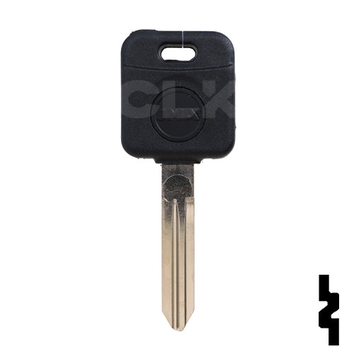Uncut Transponder Key Blank | Nissan | Infiniti | NI04T, 7003526 Automotive Key LockVoy