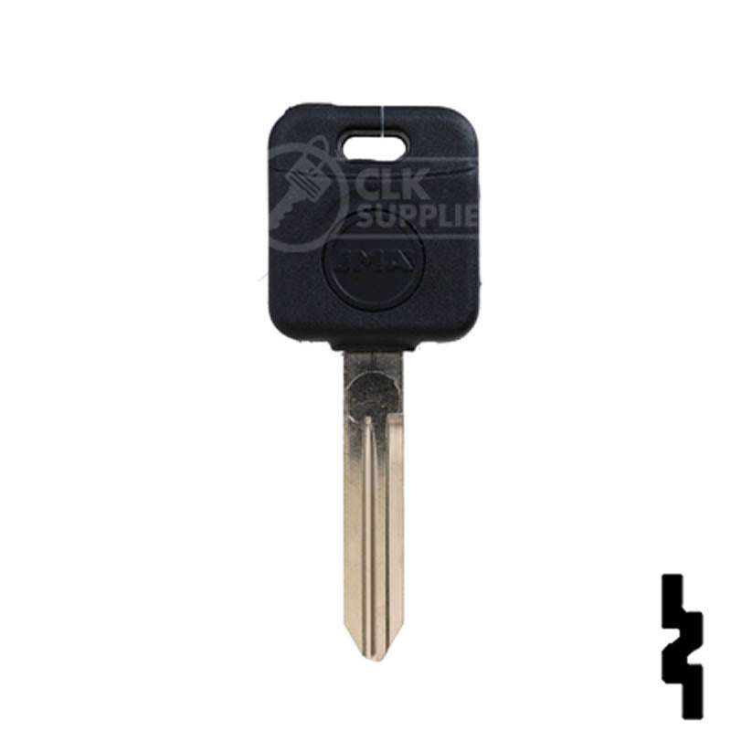 Uncut Transponder Key Blank | Nissan | Infiniti | NI04T, 7003526 Automotive Key LockVoy