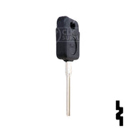 Uncut Transponder Key Blank | Nissan | Infiniti | NI04T, 7003526 Automotive Key LockVoy