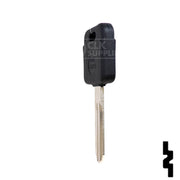 Uncut Transponder Key Blank | Nissan | Infiniti | NI04T, 7003526 Automotive Key LockVoy