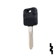 Uncut Transponder Key Blank | Nissan | Infiniti | NI04T, 7003526 Automotive Key LockVoy