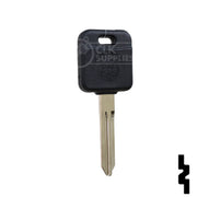 Uncut Transponder Key Blank | Nissan | Infiniti | NI04T, 7003526 Automotive Key LockVoy