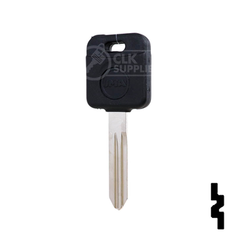 Uncut Transponder Key Blank | Nissan | Infiniti | NI04T, 7003526 Automotive Key LockVoy