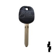 Uncut Transponder Key Blank | Toyota | TOY43AT4 , 5910834 Automotive Key LockVoy