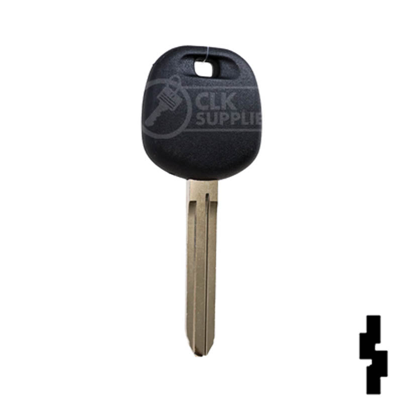 Uncut Transponder Key Blank | Toyota | TOY43AT4 , 5910834 Automotive Key LockVoy