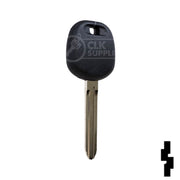 Uncut Transponder Key Blank | Toyota | TOY43AT4 , 5910834 Automotive Key LockVoy