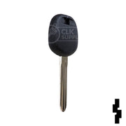Uncut Transponder Key Blank | Toyota | TOY43AT4 , 5910834 Automotive Key LockVoy