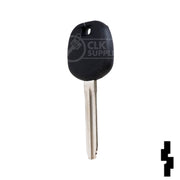 Uncut Transponder Key Blank | Toyota | TOY43AT4 , 5910834 Automotive Key LockVoy