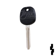 Uncut Transponder Key Blank | Toyota | TOY43AT4 , 5910834 Automotive Key LockVoy