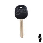 Uncut Transponder Key Blank | Toyota | TOY43AT4 , 5910834 Automotive Key LockVoy
