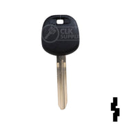 Uncut Transponder Key Blank | Toyota | TOY43AT4 , 5910834 Automotive Key LockVoy