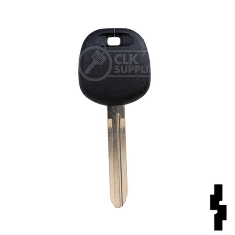 Uncut Transponder Key Blank | Toyota | TOY43AT4 , 5910834 Automotive Key LockVoy