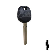 Uncut Transponder Key Blank | Toyota | TOY43AT4 , 5910834 Automotive Key LockVoy