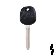 Uncut Transponder Key Blank | Toyota | TOY43AT4 , 5910834 Automotive Key LockVoy