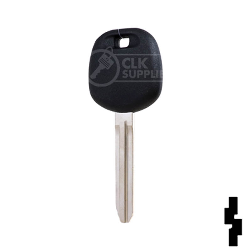 Uncut Transponder Key Blank | Toyota | TOY43AT4 , 5910834 Automotive Key LockVoy