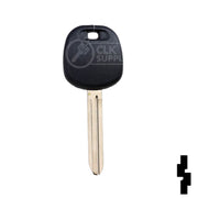 Uncut Transponder Key Blank | Toyota | TOY44D-PT, 5910834 Automotive Key LockVoy