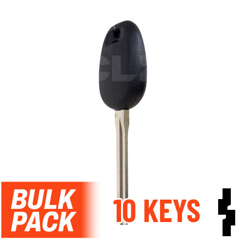 Uncut Transponder Key Blank | Toyota | TOY44D-PT, 5910834 Pack of 10 Automotive Key LockVoy