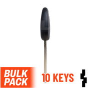 Uncut Transponder Key Blank | Toyota | TOY44D-PT, 5910834 Pack of 10 Automotive Key LockVoy