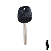 Uncut Transponder Key Blank | Toyota | TOY44H Automotive Key JMA USA