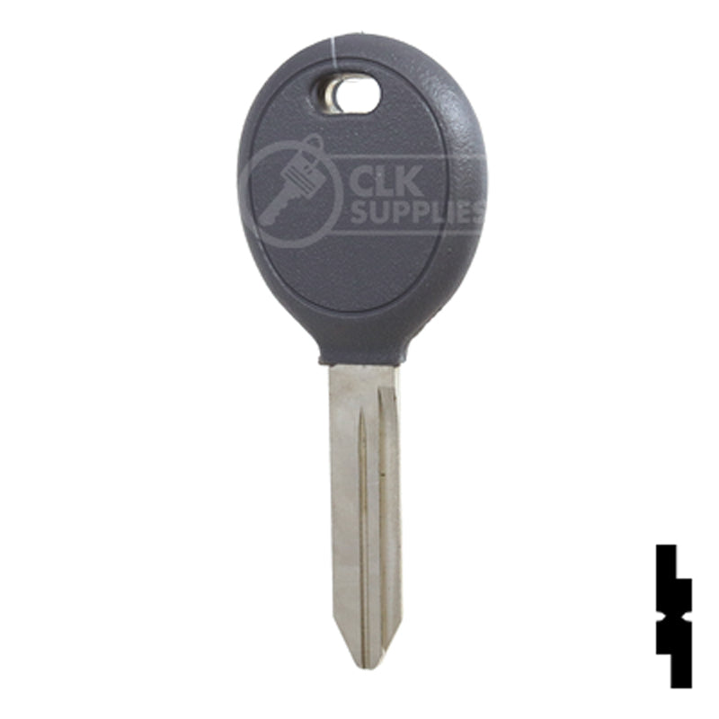 Uncut Transponder Key | Chrysler | Y160PT, 5905612 Automotive Key Strattec