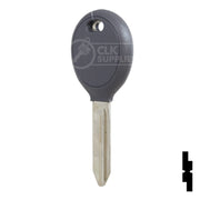 Uncut Transponder Key | Chrysler | Y160PT, 5905612 Automotive Key Strattec
