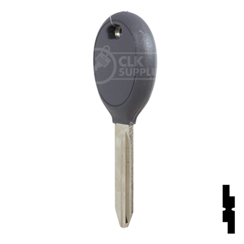 Uncut Transponder Key | Chrysler | Y160PT, 5905612 Automotive Key Strattec