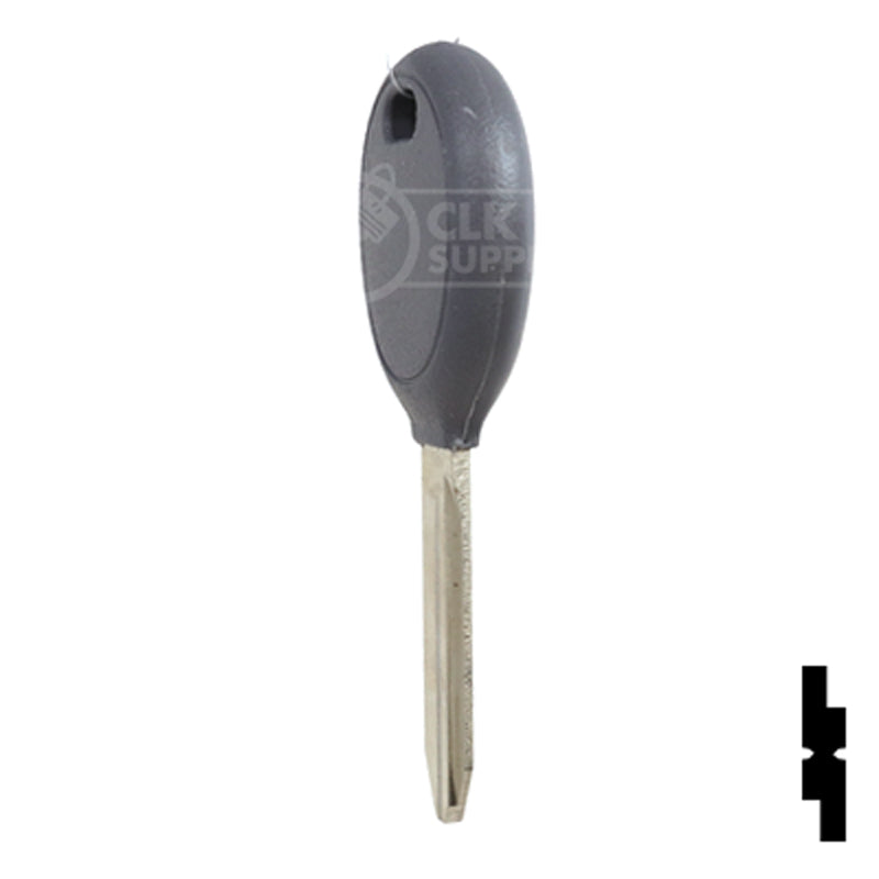 Uncut Transponder Key | Chrysler | Y160PT, 5905612 Automotive Key Strattec