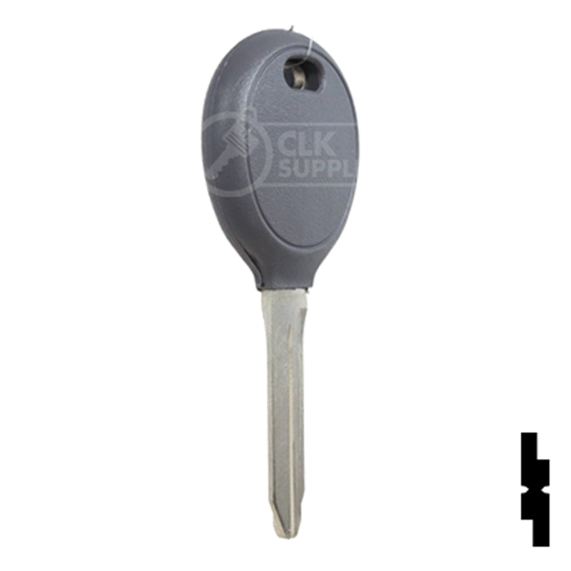 Uncut Transponder Key | Chrysler | Y160PT, 5905612 Automotive Key Strattec