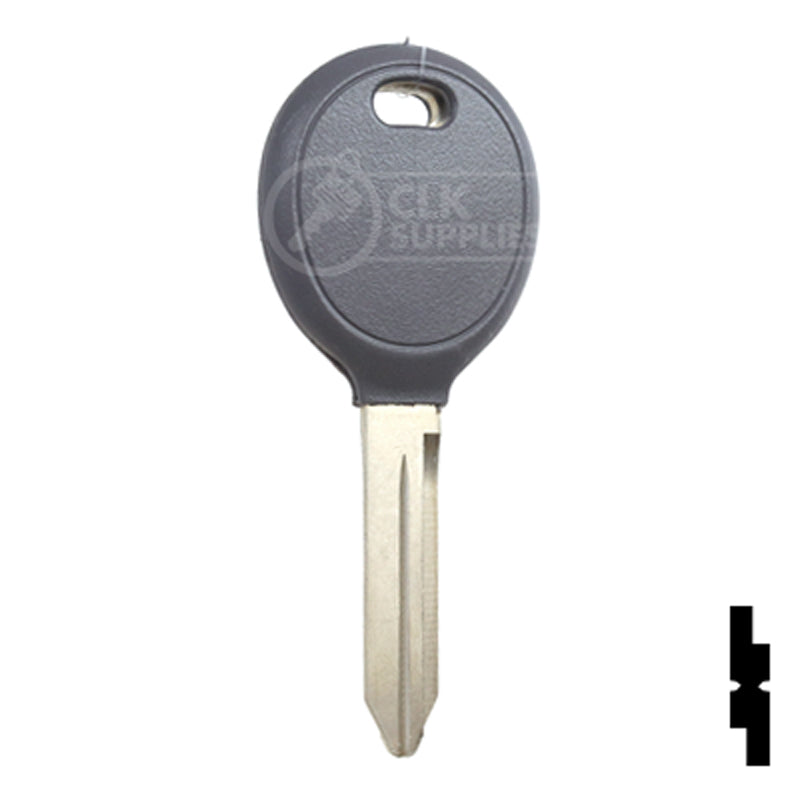 Uncut Transponder Key | Chrysler | Y160PT, 5905612 Automotive Key Strattec