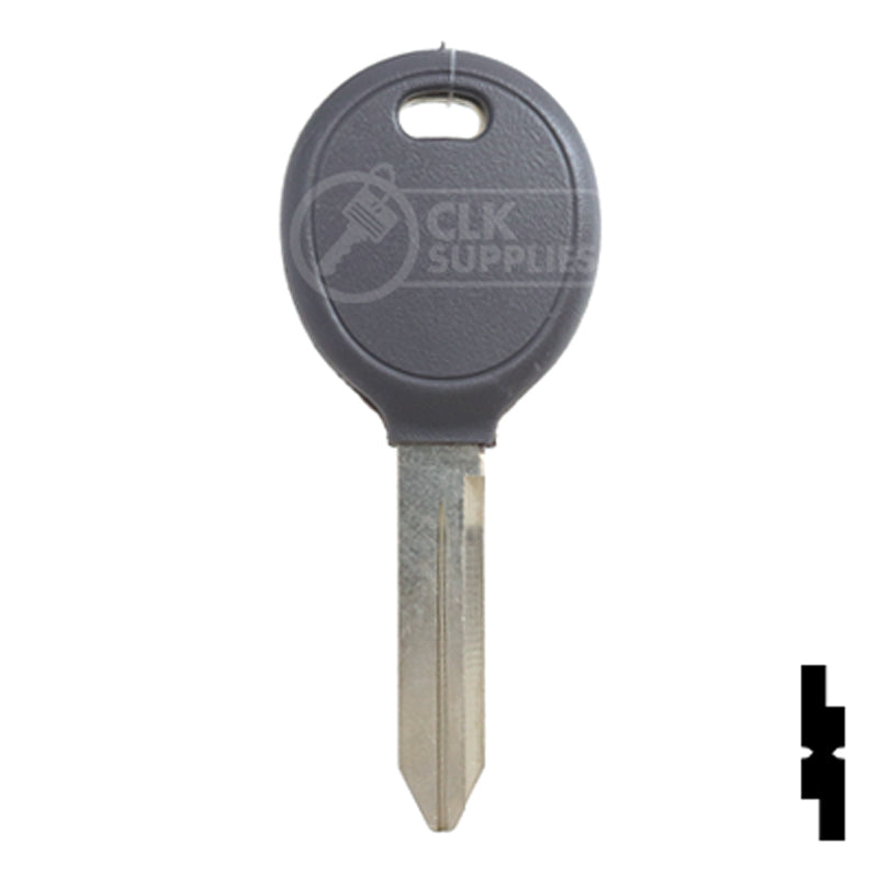 Uncut Transponder Key | Chrysler | Y160PT, 5905612 Automotive Key Strattec