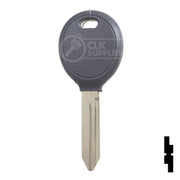 Uncut Transponder Key | Chrysler | Y160PT, 5905612 Automotive Key Strattec