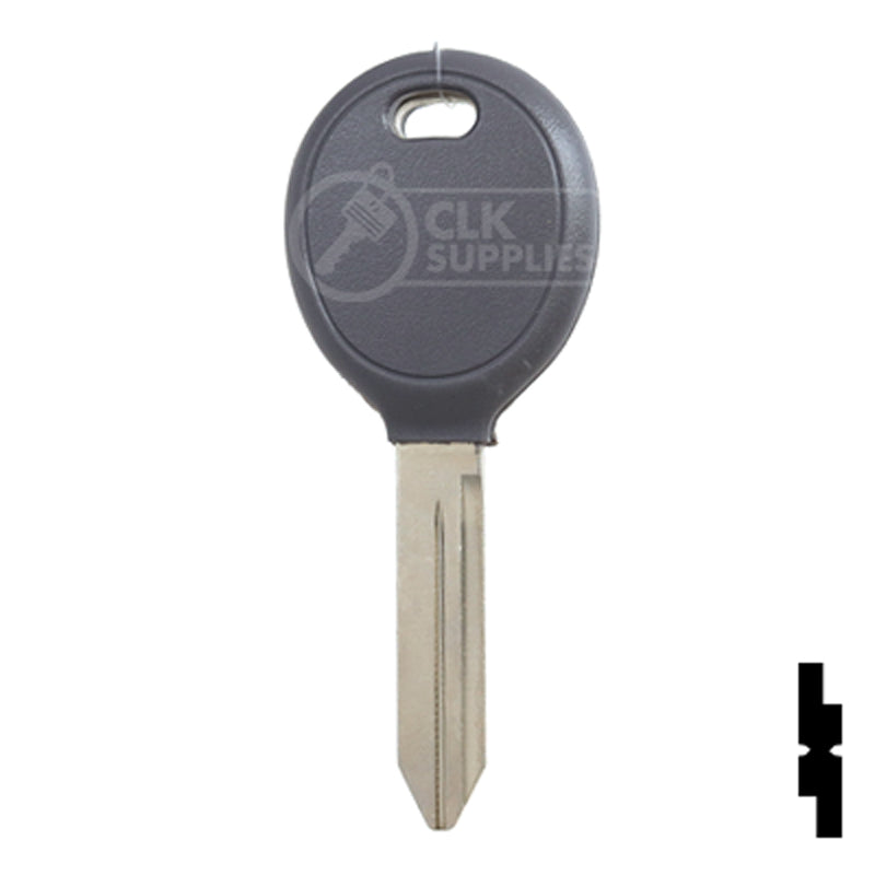 Uncut Transponder Key | Chrysler | Y160PT, 5905612 Automotive Key Strattec