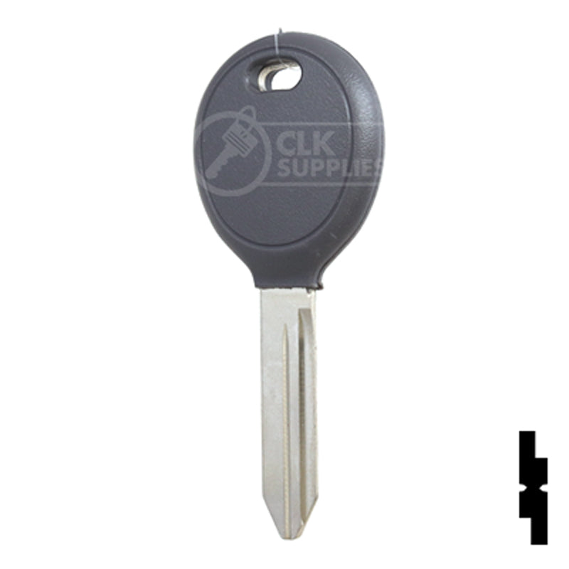 Uncut Transponder Key | Chrysler | Y160PT, 5905612 Automotive Key Strattec