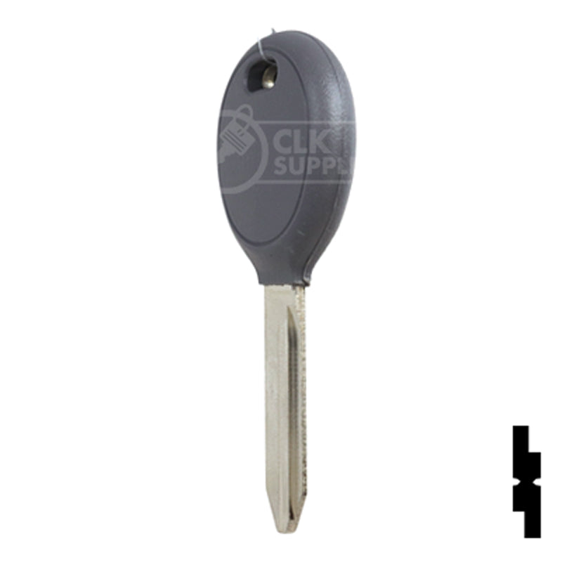 Uncut Transponder Key | Chrysler | Y160PT, 5905612 Automotive Key Strattec