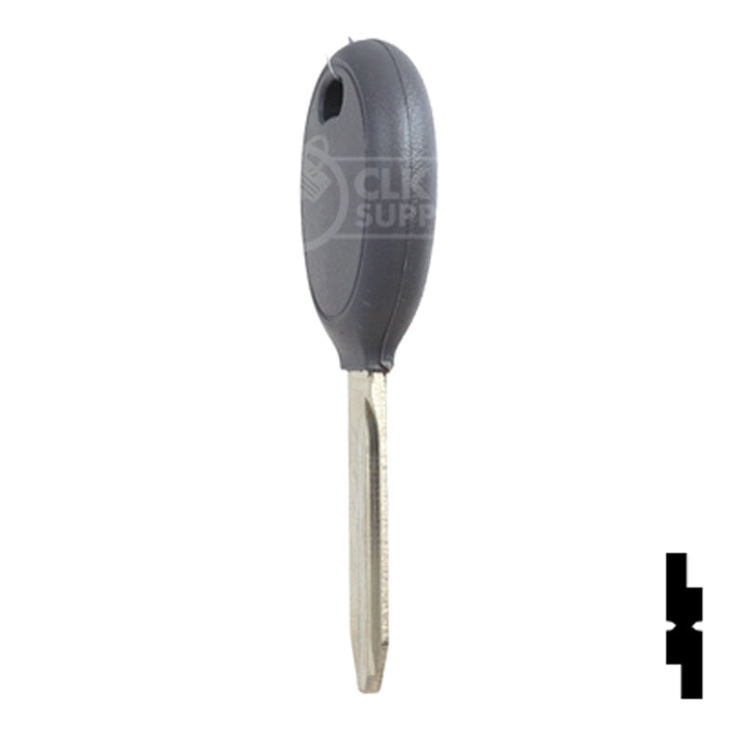 Uncut Transponder Key | Chrysler | Y160PT, 5905612 Automotive Key Strattec