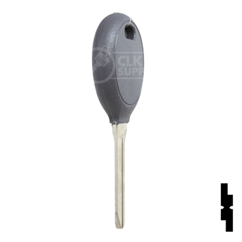 Uncut Transponder Key | Chrysler | Y160PT, 5905612 Automotive Key Strattec