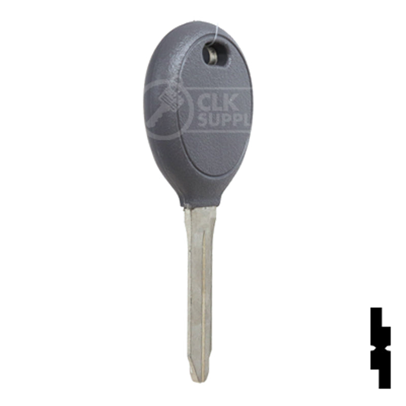 Uncut Transponder Key | Chrysler | Y160PT, 5905612 Automotive Key Strattec