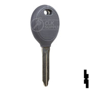 Uncut Transponder Key | Chrysler | Y160PT, 5905612 Automotive Key Strattec