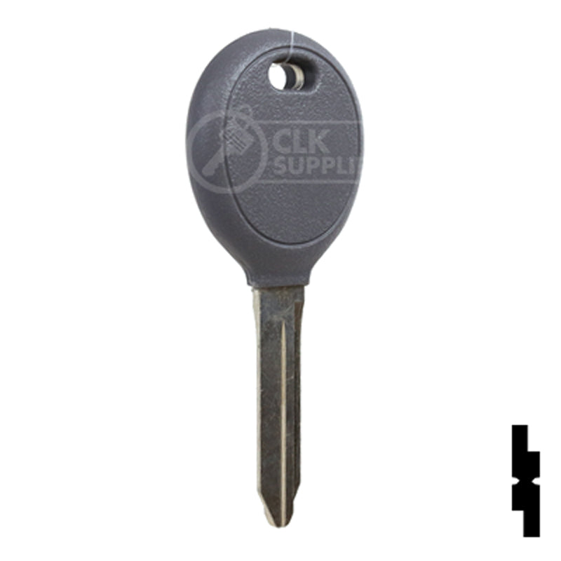 Uncut Transponder Key | Chrysler | Y160PT, 5905612 Automotive Key Strattec