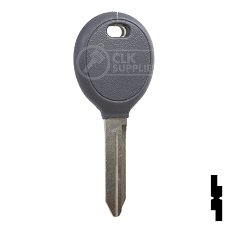 Uncut Transponder Key | Chrysler | Y160PT, 5905612 Automotive Key Strattec