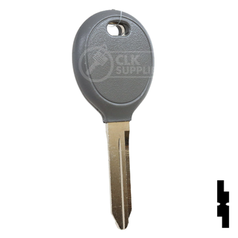 Uncut Transponder Key | Chrysler | Y160PT, 692325 Automotive Key Strattec