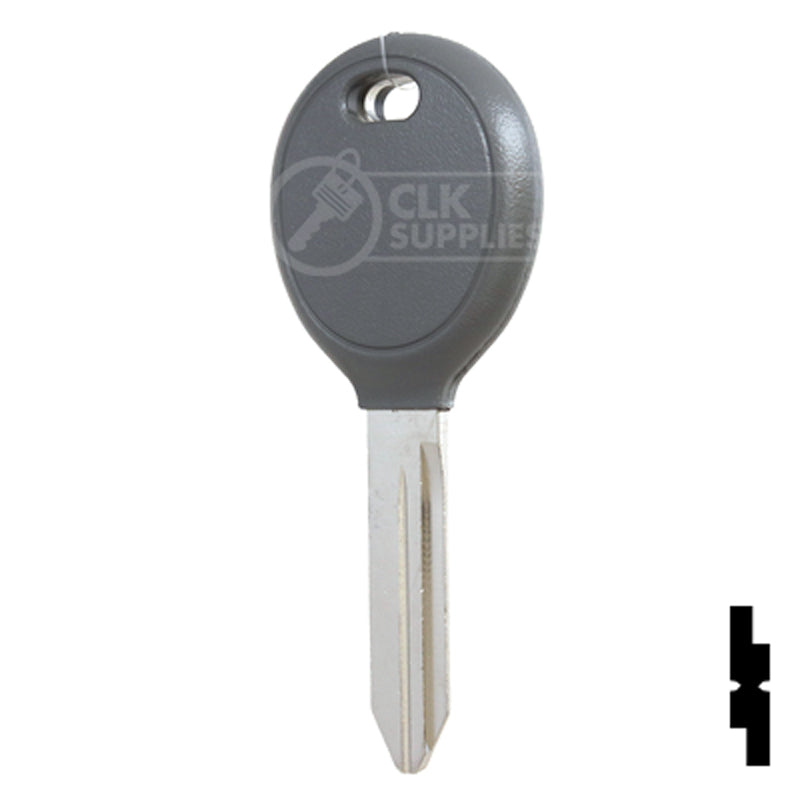 Uncut Transponder Key | Chrysler | Y160PT, 692325 Automotive Key Strattec