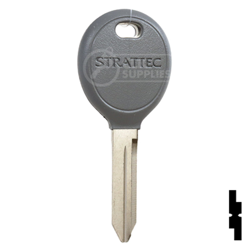 Uncut Transponder Key | Chrysler | Y160PT, 692325 Automotive Key Strattec