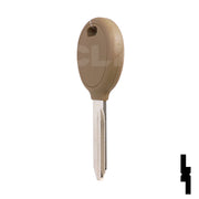 Uncut Transponder Key | Chrysler | Y164-PT, 692352 Automotive Key JMA USA